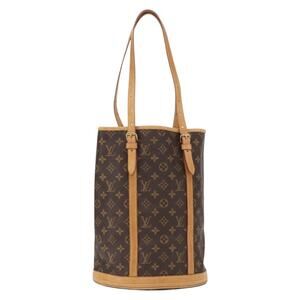 LOUIS VUITTON Monogram Bucket GM Shoulder Bag M42236 LV Auth ka1351